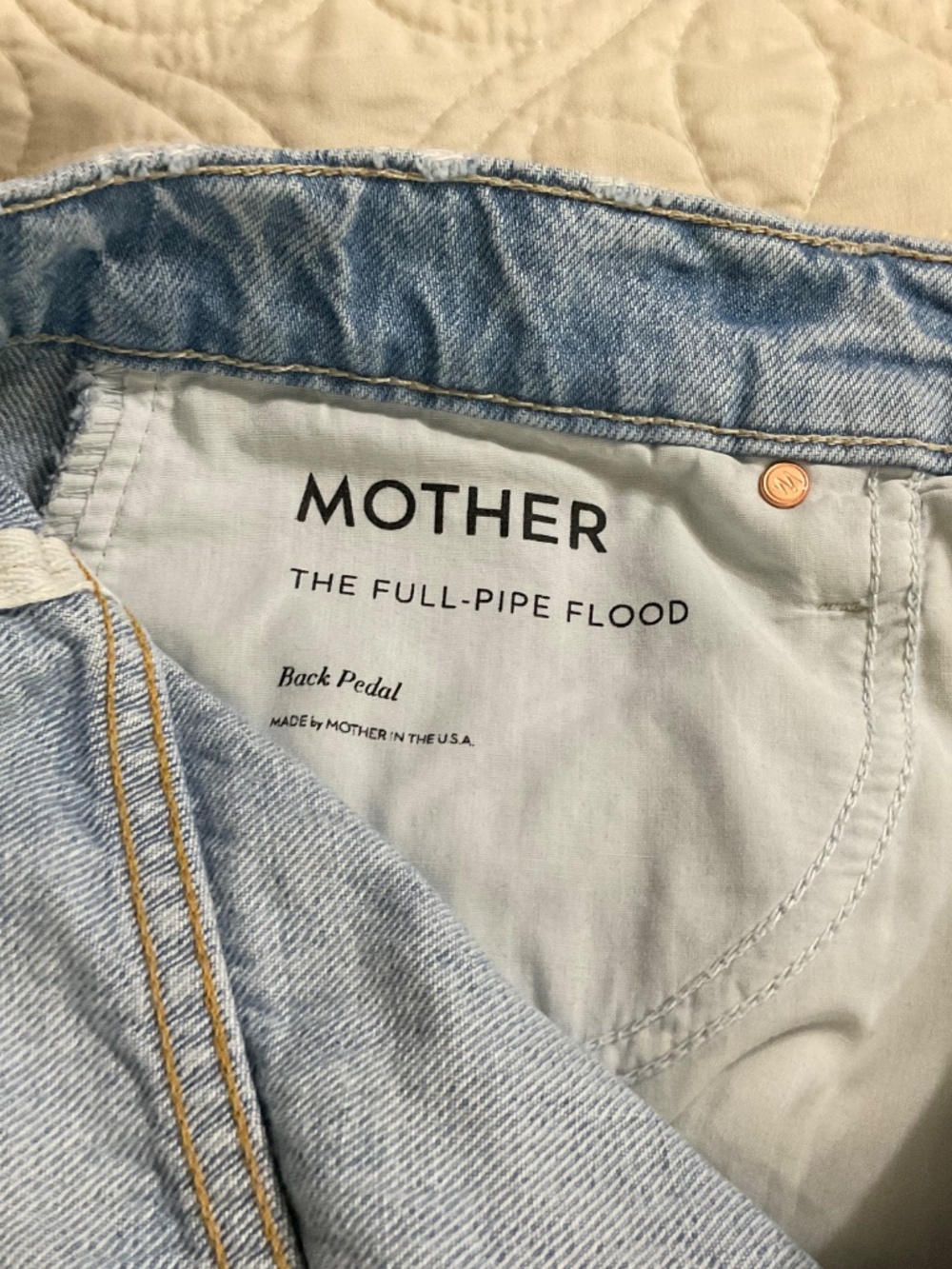 Mother-The Full Pipe Flood Jeans - Picture 3 of 5